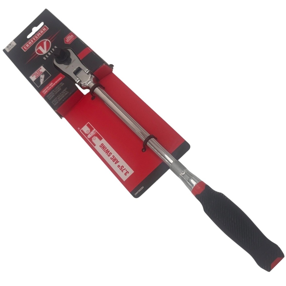 Craftsman V-Series 3/8" Drive 96-Tooth Long Flex Head Ratchet CMMT86326V NEW